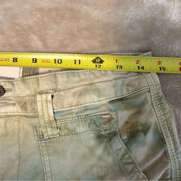 Anthropologie The Wanderer Cargo Pants Womens Size 29 Green Linen Blend - Picture 9 of 11